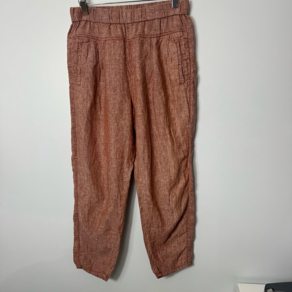 anthropologie HEI Linen Pant size small 2024